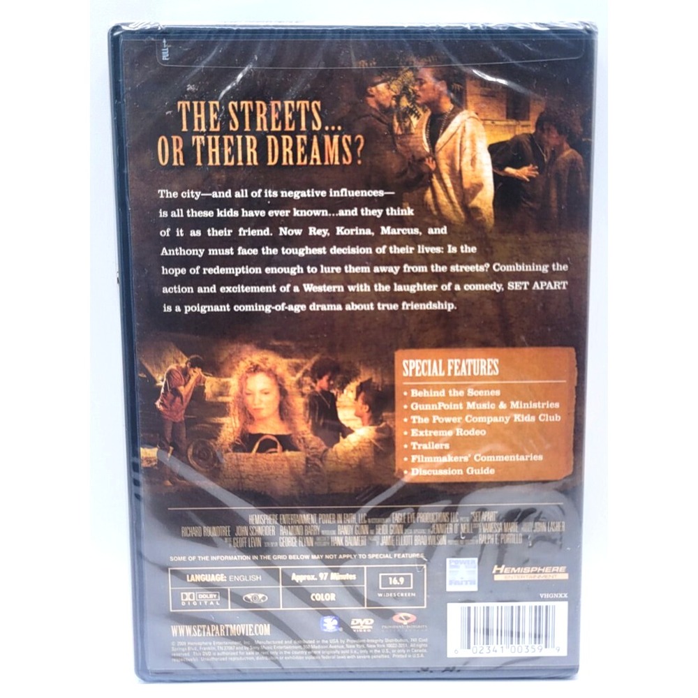 Set Apart DVD MOVIE FACTORY SEALED RICHARD ROUNDTREE - Picture 2 of 2